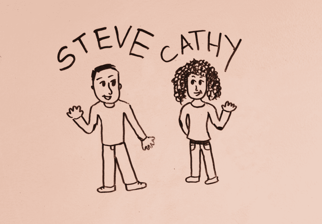 Steve and Cathy, startup folks