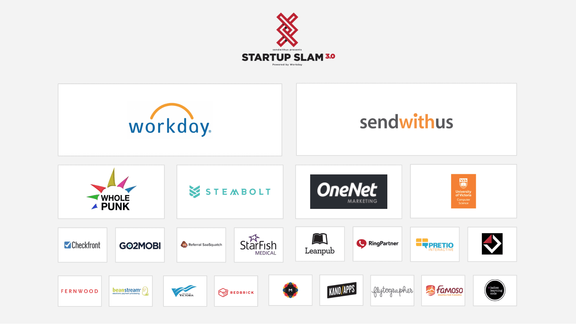 Startup Slam Sponsors