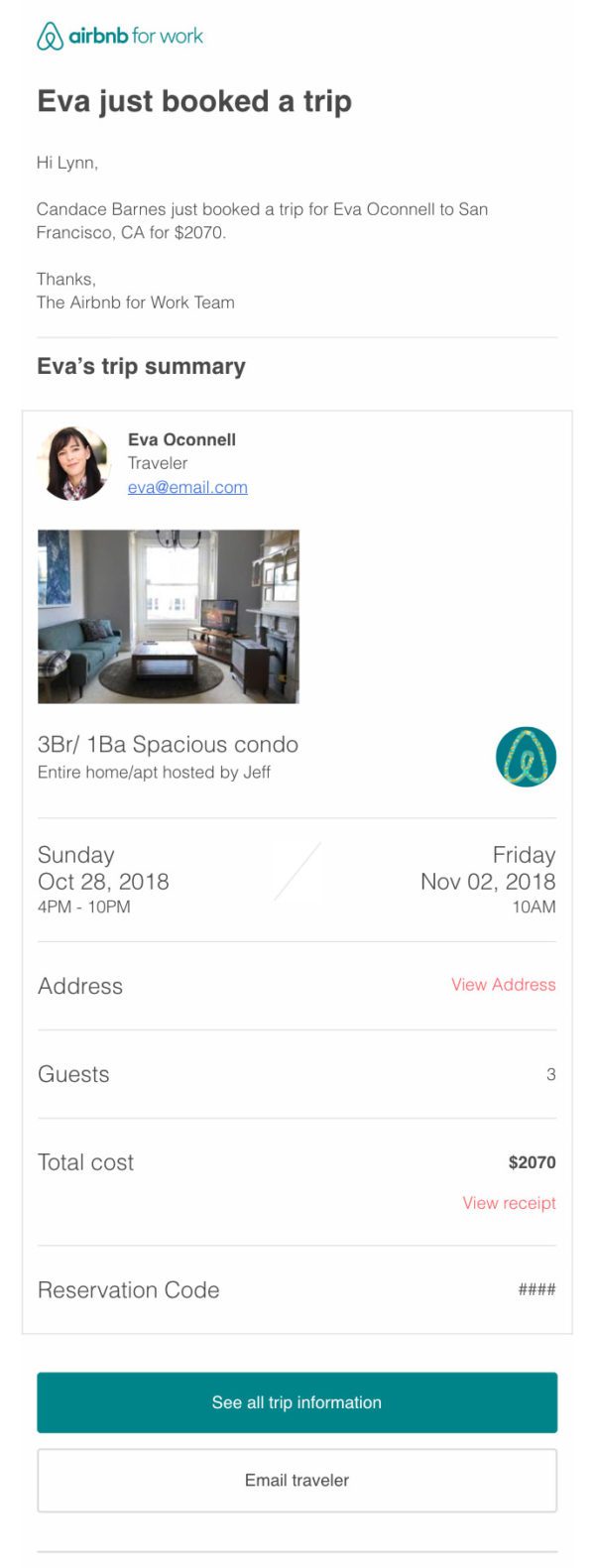 airbnb email