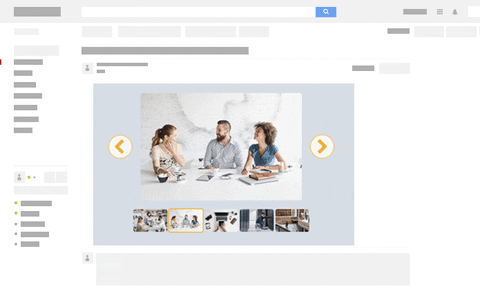 Image carousel in email