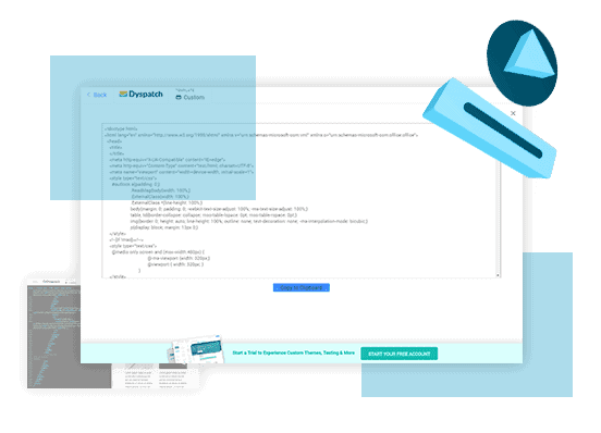 Export your HTML Email template for use with your ESP