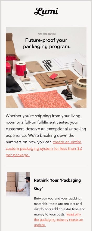 Source: 8 stellar examples of B2B email marketing, myemma.com