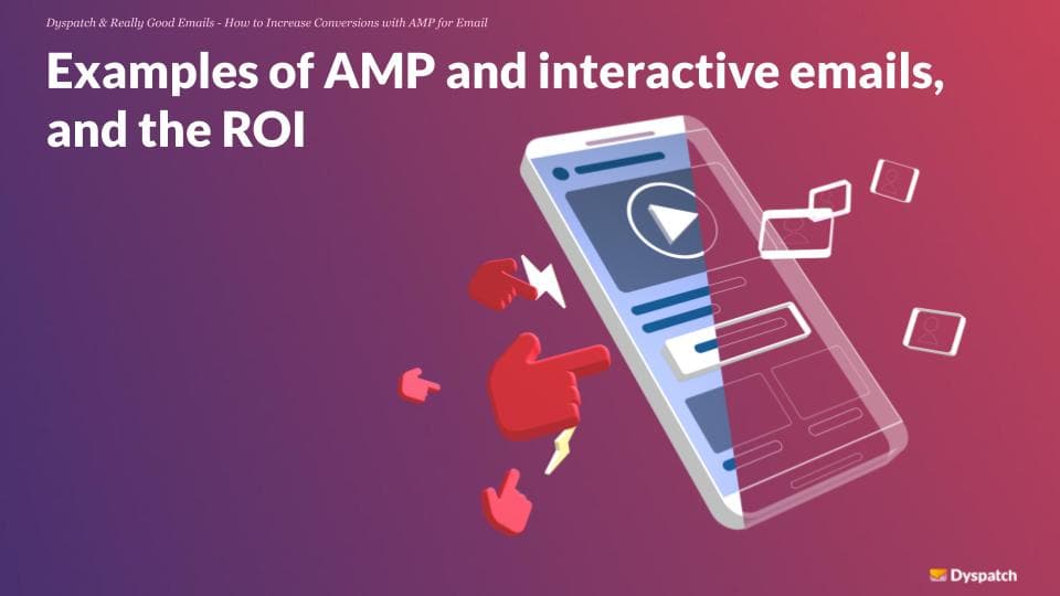 Examples of AMP email