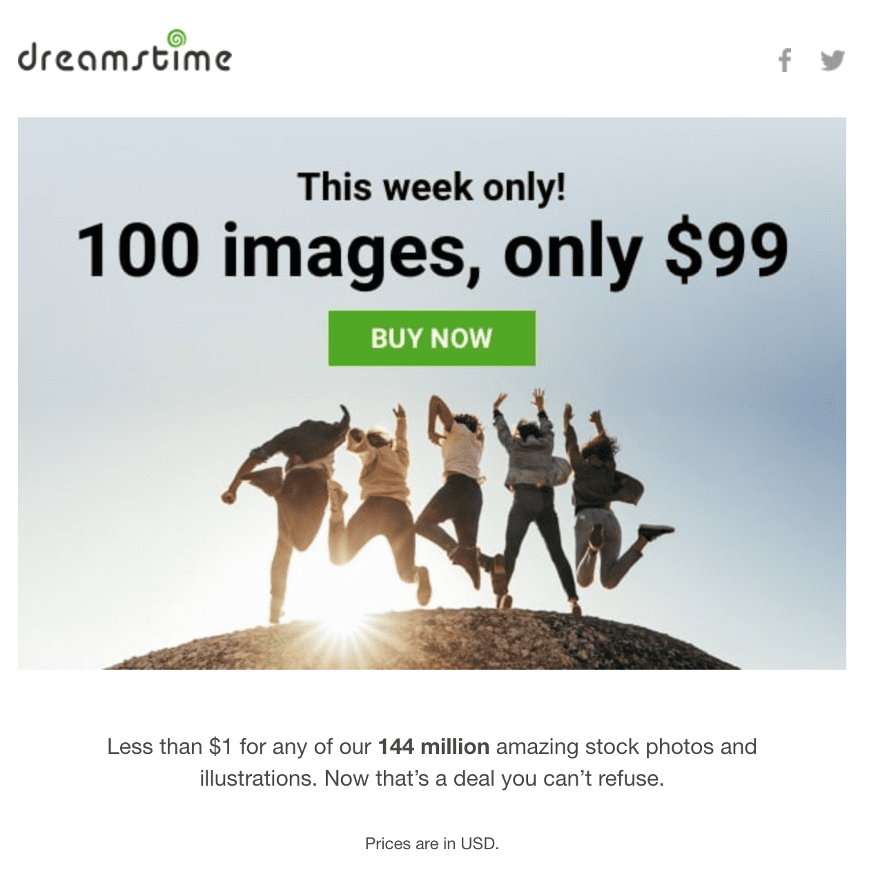 Dreamstime sample email