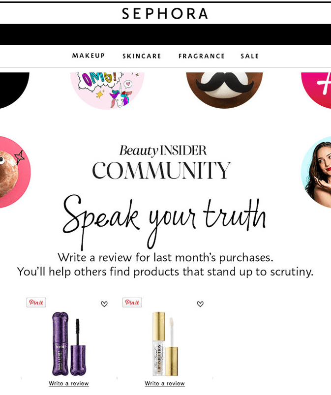 sephora sample email