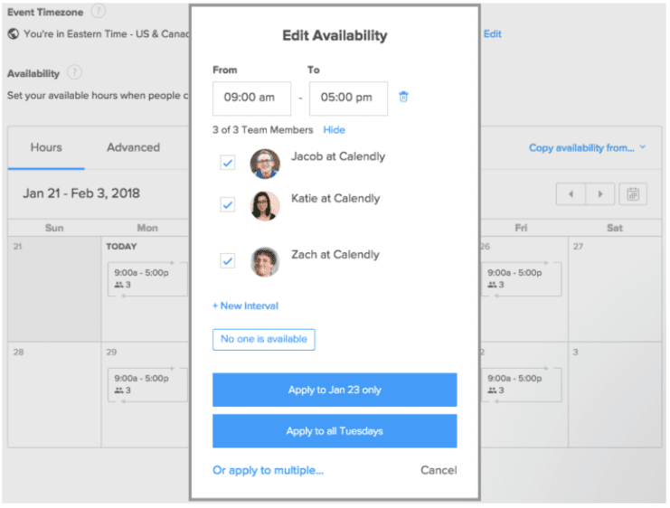 Calendly Scheduling Email Example