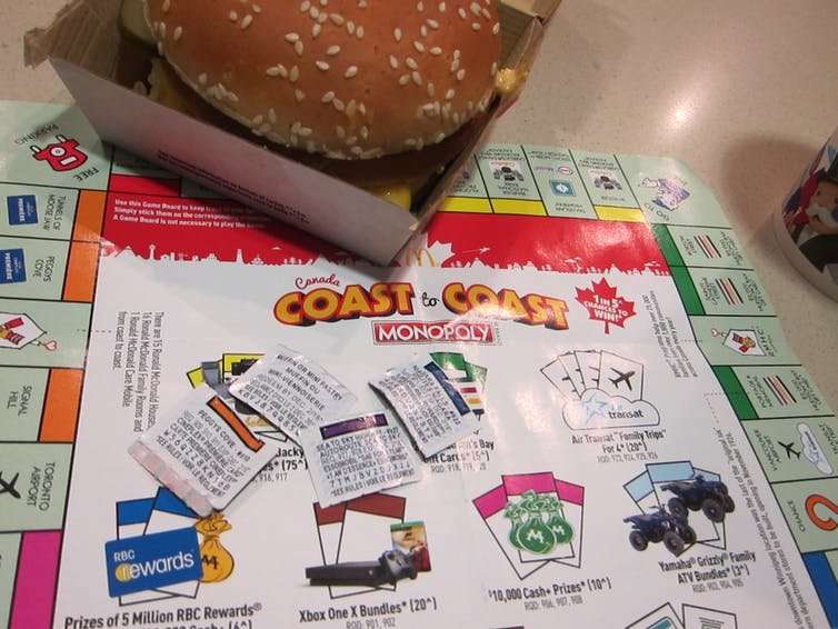 McDonalds monopoly gamification