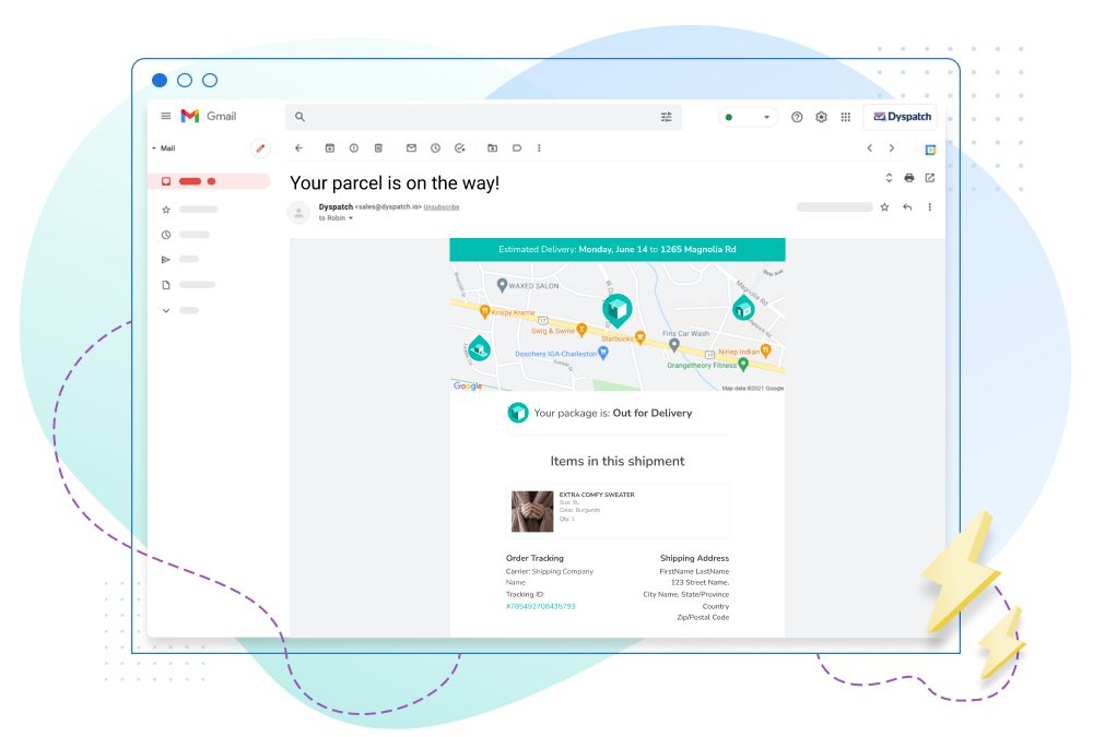 Dyspatch Parcel Tracking Demo