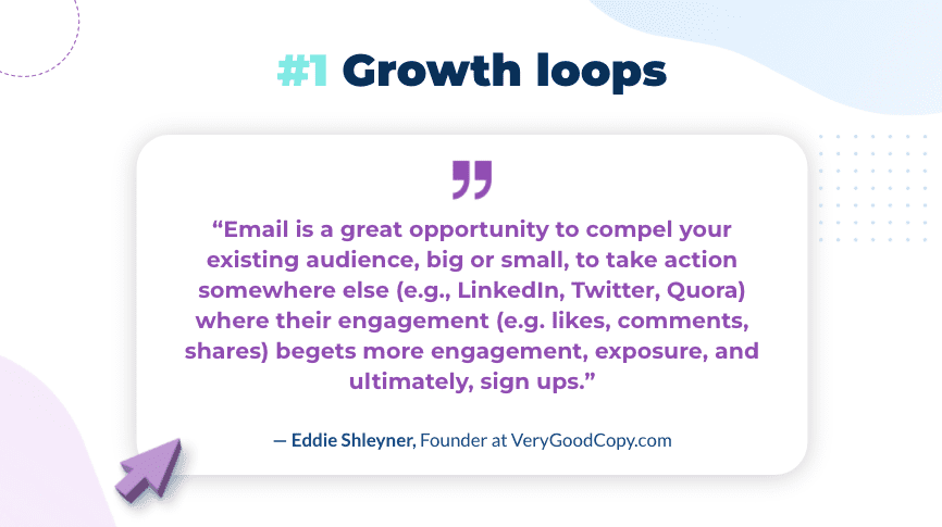 Email growth loop quote