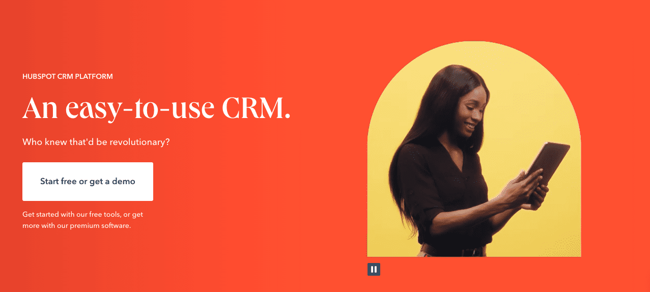 HubSpot, a sophisticated CRM