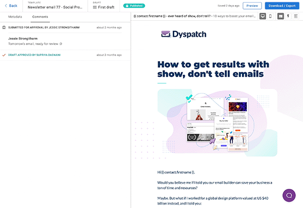 Dyspatch's HubSpot integration