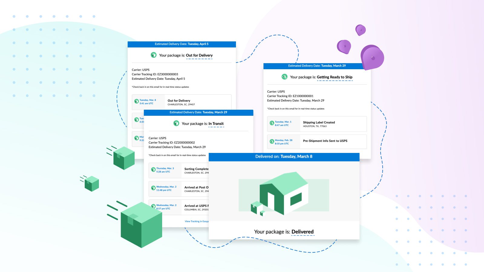 Post One tracking packages and deliveries