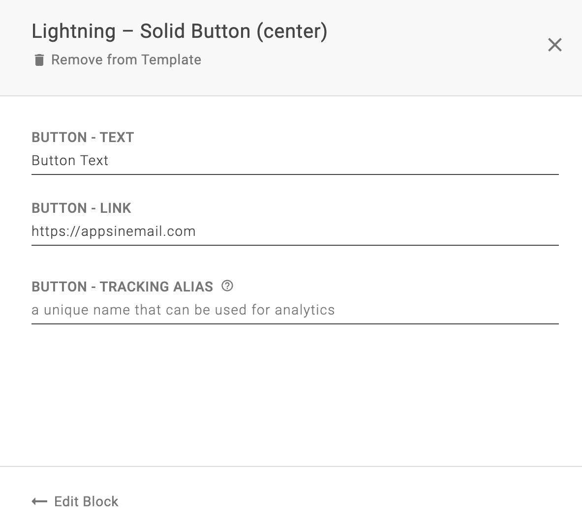 Quick block editing in Dyspatch