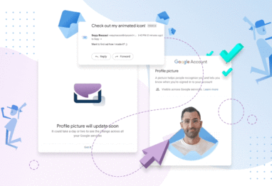 How to add an animated icon to your profile in Gmail
