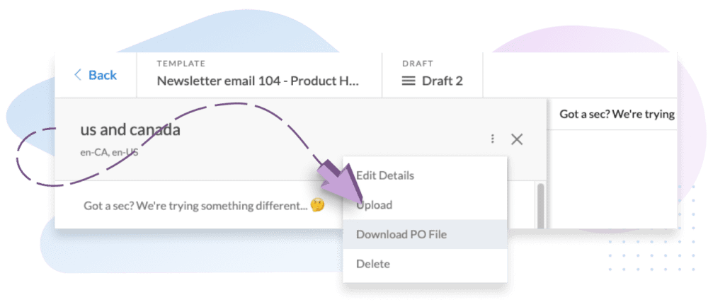 Download individual PO files with Dyspatch's localization workflows