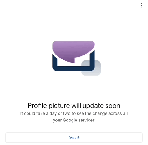 Google Workspace animated gif profile picture