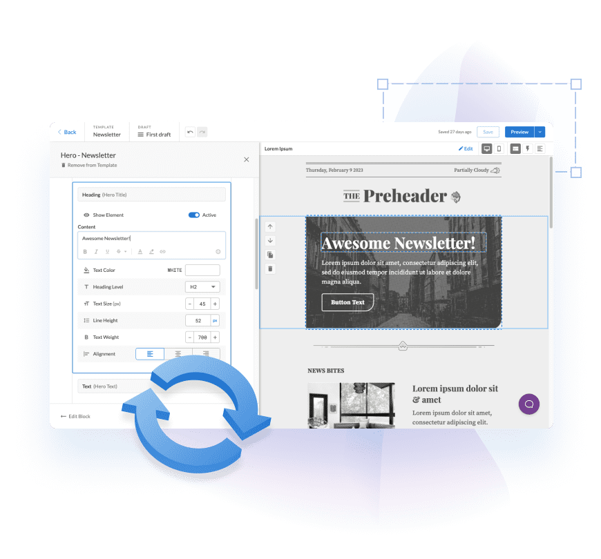 The Dyspatch Email builder