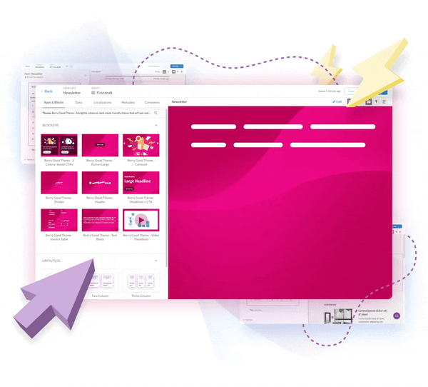 Create custom layouts on the fly with the Dyspatch layout designer