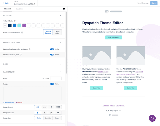The Dyspatch theme editor