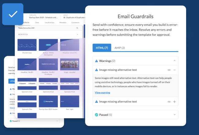 never send a broken email with email guardrails
