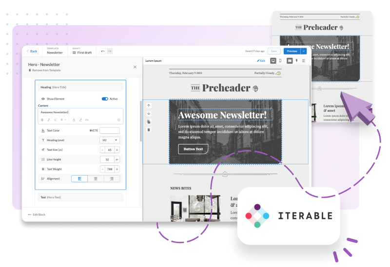 Iterable integrations export email