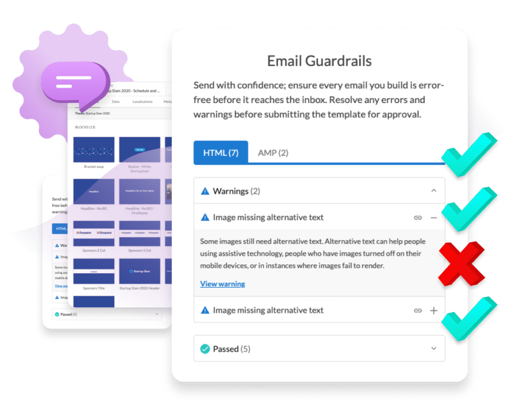 Email Guardrails pre send checklist, and email QA