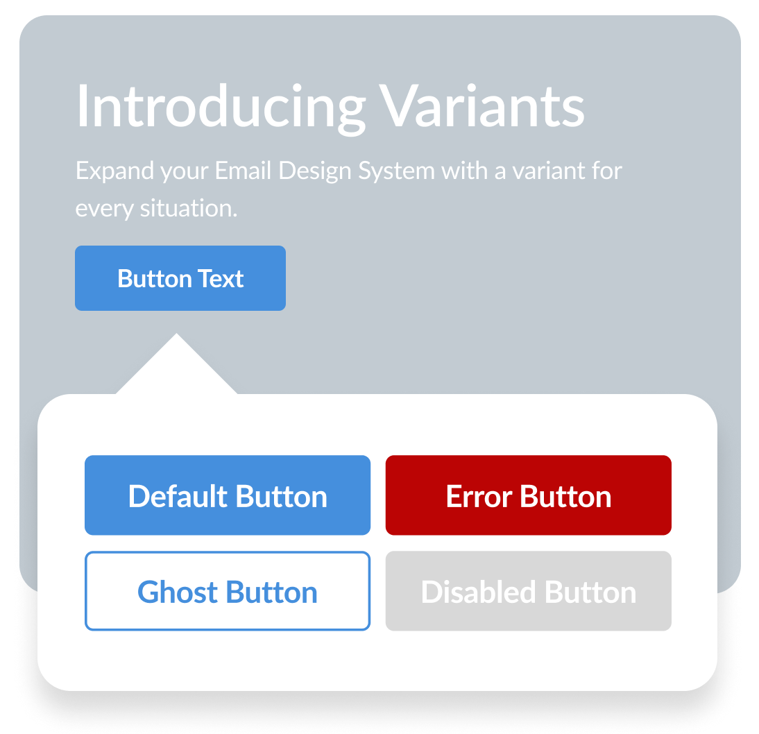 Block level design variants in Dyspatch