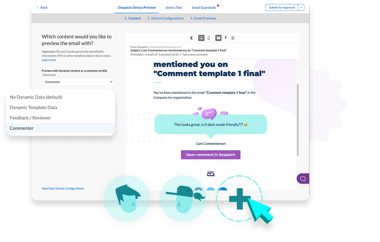 Preview selected customer profiles!