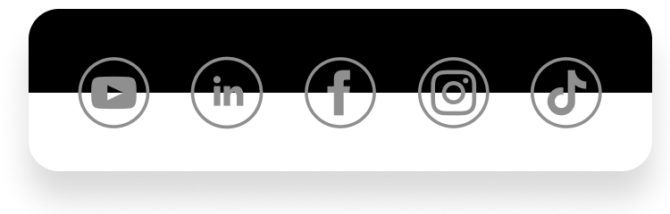 Social icons in dark mode