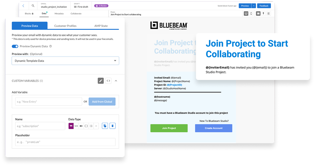 Bluebeam Dyspatch modular design systems