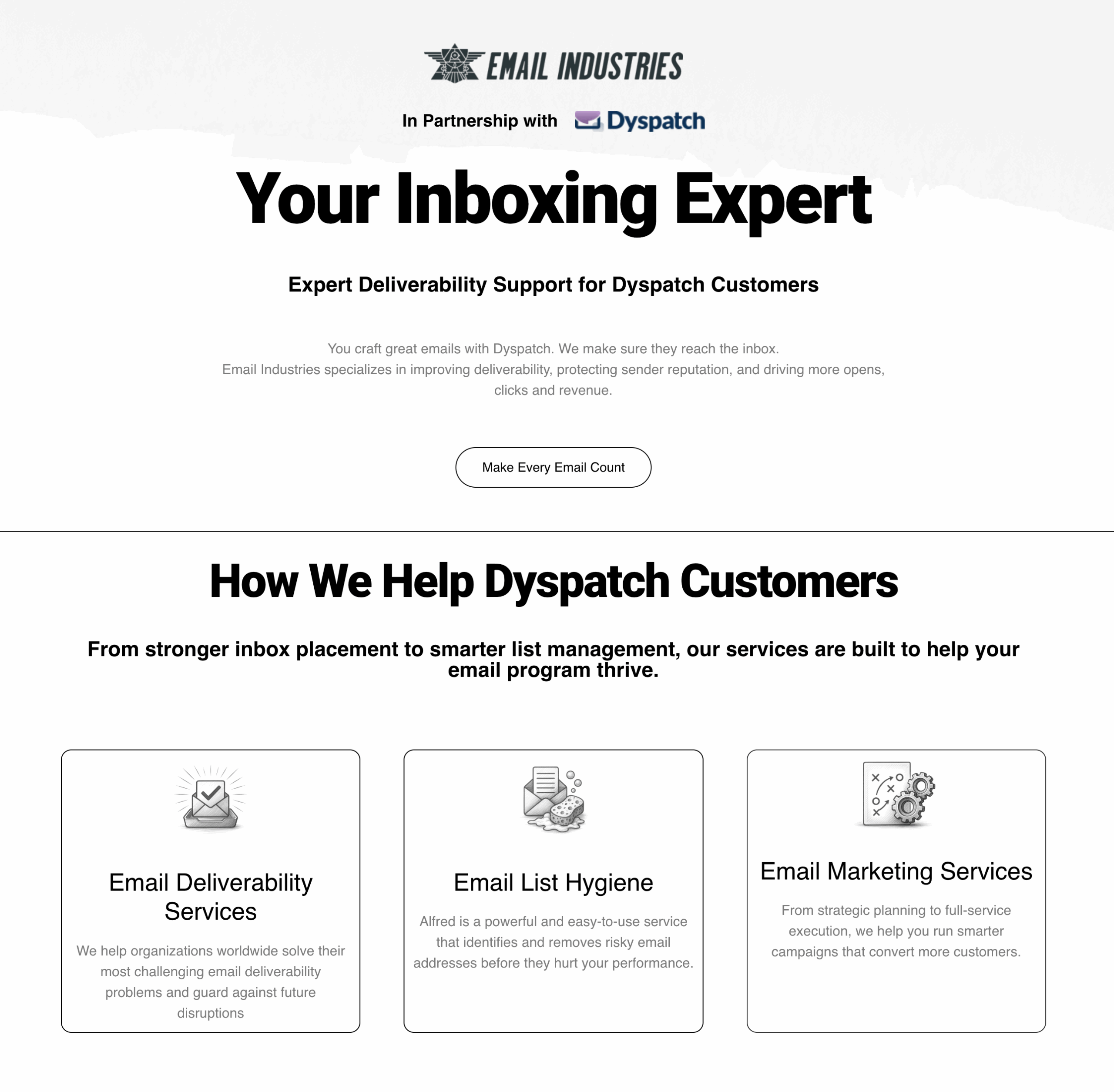 Email Industries, your inboxing expert