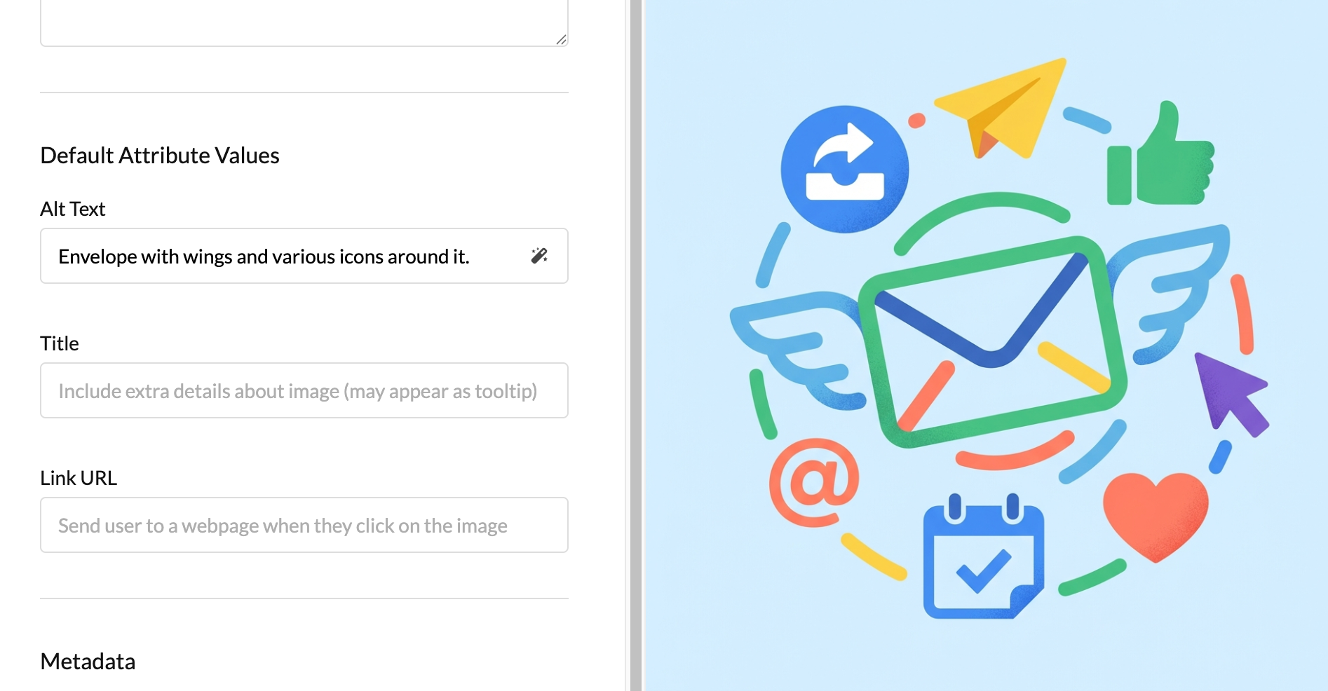 Scribe AI Image generation for Email