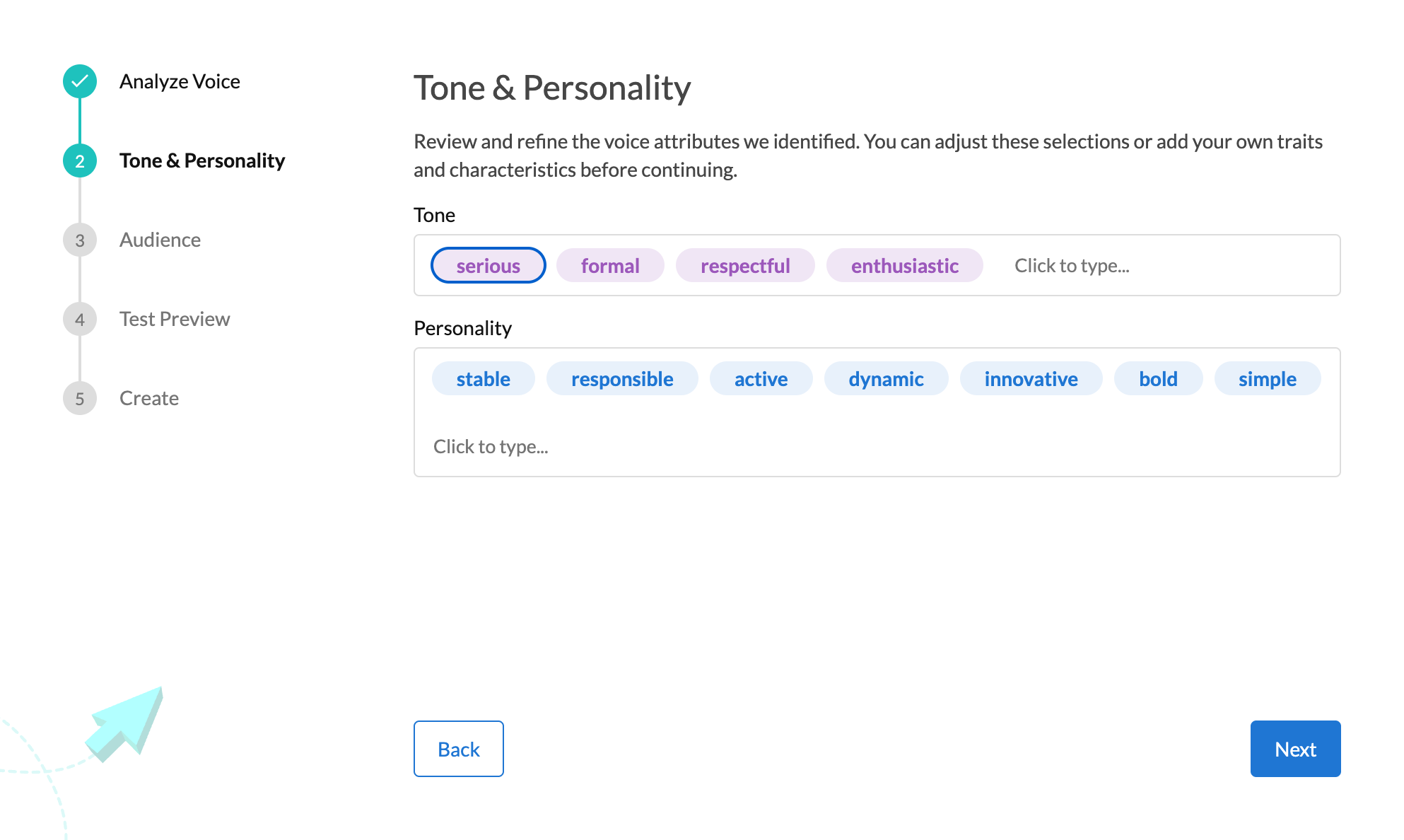 Brand voice and tone default settings with Scribe AI and Dyspatch