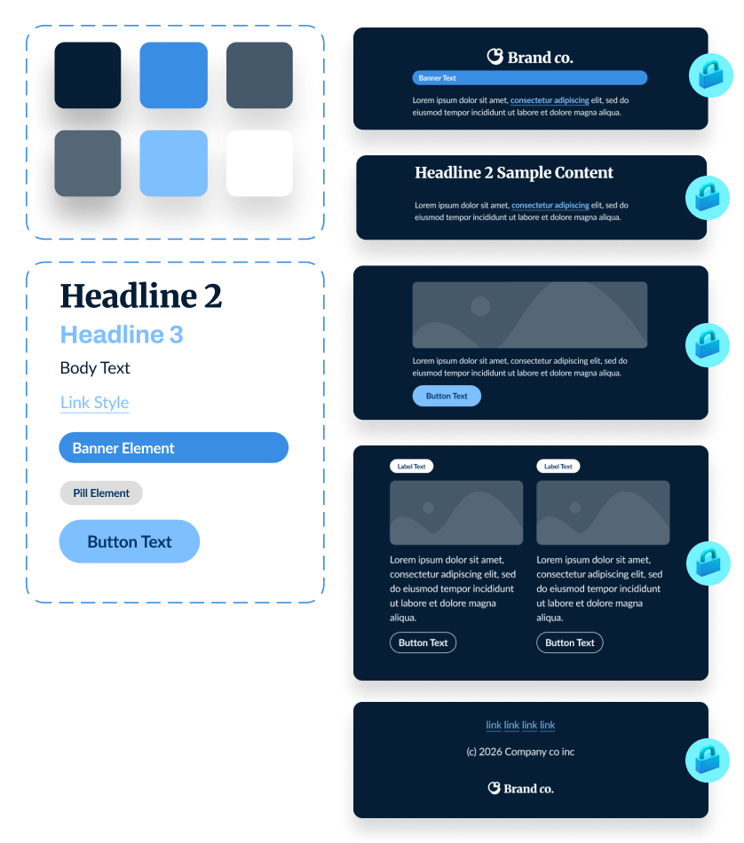 Dyspacch email design system