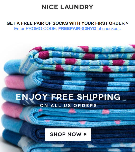 free socks!
